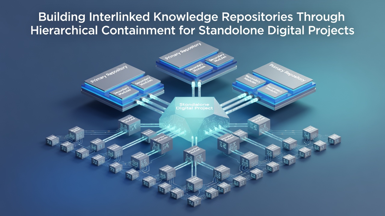 Building Interlinked Knowledge Repositories Through Hierarchical Containment for Standalone Digital Projects